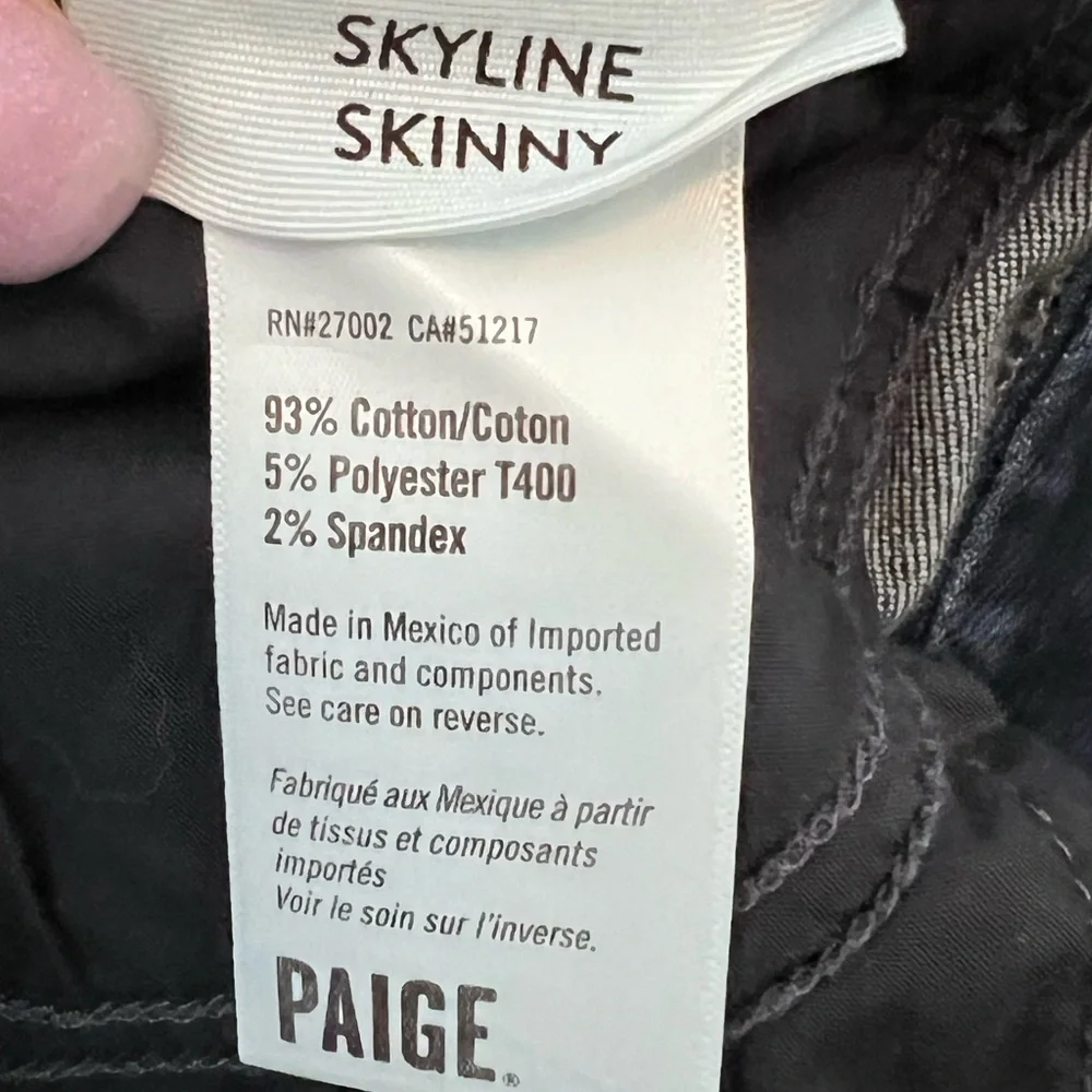 PAIGE Skyline Skinny  Blue  Jeans ✨ - Picture 10 of 11